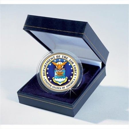 American Coin Treasures 7464 Armed Forces Commemorative Colorized JFK Half Dollar - Air Force
